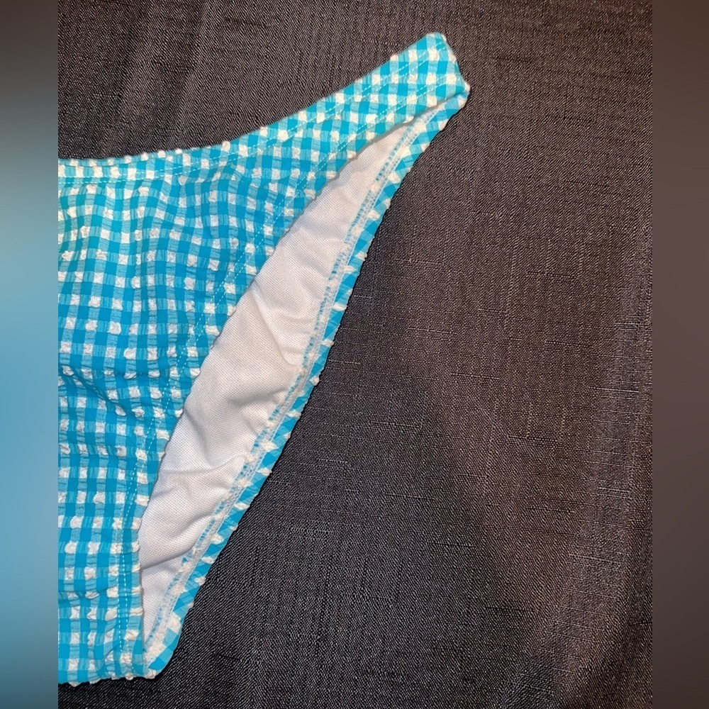 Lilly Pulitzer blue and white bikini bottom - Picture 2 of 5